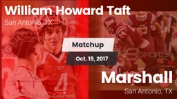 Matchup: William Howard Taft vs. Marshall  2017