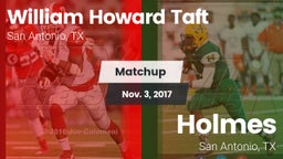 Matchup: William Howard Taft vs. Holmes  2017