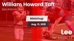 Matchup: William Howard Taft vs. Lee  2018