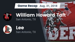Recap: William Howard Taft  vs. Lee  2018