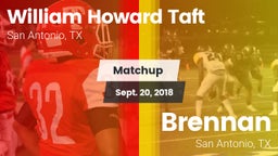 Matchup: William Howard Taft vs. Brennan  2018