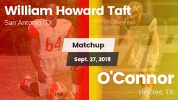 Matchup: William Howard Taft vs. O'Connor  2018