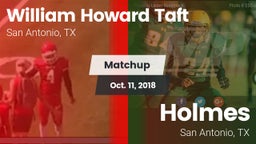 Matchup: William Howard Taft vs. Holmes  2018