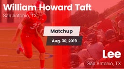 Matchup: William Howard Taft vs. Lee  2019