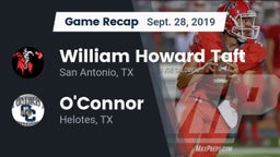 Recap: William Howard Taft  vs. O'Connor  2019