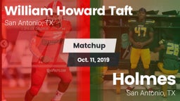 Matchup: William Howard Taft vs. Holmes  2019