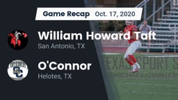 Recap: William Howard Taft  vs. O'Connor  2020