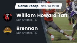 Recap: William Howard Taft  vs. Brennan  2020