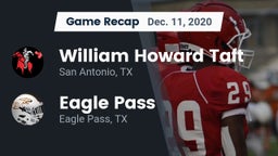 Recap: William Howard Taft  vs. Eagle Pass  2020