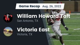 Recap: William Howard Taft  vs. Victoria East  2022