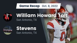 Recap: William Howard Taft  vs. Stevens  2022