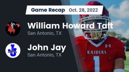 Recap: William Howard Taft  vs. John Jay  2022