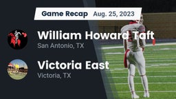 Recap: William Howard Taft  vs. Victoria East  2023
