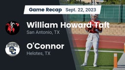 Recap: William Howard Taft  vs. O'Connor  2023