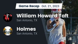 Recap: William Howard Taft  vs. Holmes  2023