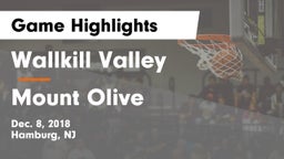 Wallkill Valley  vs Mount Olive  Game Highlights - Dec. 8, 2018