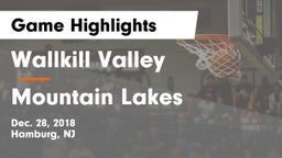 Wallkill Valley  vs Mountain Lakes  Game Highlights - Dec. 28, 2018