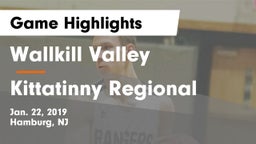 Wallkill Valley  vs Kittatinny Regional  Game Highlights - Jan. 22, 2019