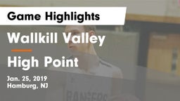 Wallkill Valley  vs High Point Game Highlights - Jan. 25, 2019
