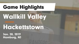 Wallkill Valley  vs Hackettstown  Game Highlights - Jan. 28, 2019