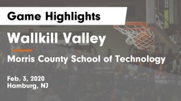 Wallkill Valley  vs Morris County School of Technology Game Highlights - Feb. 3, 2020