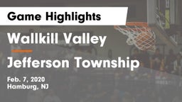 Wallkill Valley  vs Jefferson Township  Game Highlights - Feb. 7, 2020