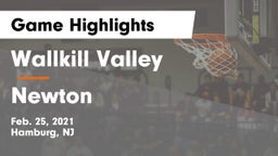 Wallkill Valley  vs Newton  Game Highlights - Feb. 25, 2021