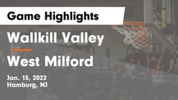 Wallkill Valley  vs West Milford  Game Highlights - Jan. 15, 2022