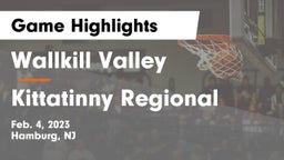 Wallkill Valley  vs Kittatinny Regional  Game Highlights - Feb. 4, 2023