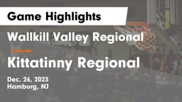 Wallkill Valley Regional  vs Kittatinny Regional  Game Highlights - Dec. 26, 2023