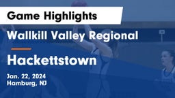 Wallkill Valley Regional  vs Hackettstown  Game Highlights - Jan. 22, 2024