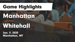 Manhattan  vs Whitehall  Game Highlights - Jan. 9, 2020