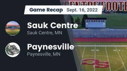 Recap: Sauk Centre  vs. Paynesville  2022