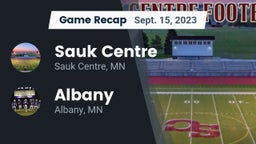 Recap: Sauk Centre  vs. Albany  2023