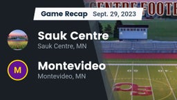 Recap: Sauk Centre  vs. Montevideo  2023