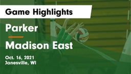 Parker  vs Madison East Game Highlights - Oct. 16, 2021