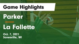 Parker  vs La Follette  Game Highlights - Oct. 7, 2021