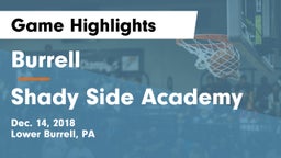 Burrell  vs Shady Side Academy  Game Highlights - Dec. 14, 2018
