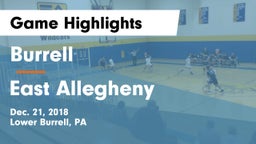 Burrell  vs East Allegheny  Game Highlights - Dec. 21, 2018