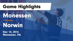 Monessen  vs Norwin  Game Highlights - Dec 14, 2016