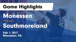 Monessen  vs Southmoreland  Game Highlights - Feb 1, 2017