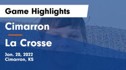 Cimarron  vs La Crosse  Game Highlights - Jan. 20, 2022