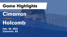 Cimarron  vs Holcomb  Game Highlights - Feb. 28, 2022