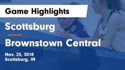 Scottsburg  vs Brownstown Central  Game Highlights - Nov. 23, 2018