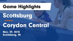 Scottsburg  vs Corydon Central  Game Highlights - Nov. 29, 2018