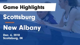 Scottsburg  vs New Albany  Game Highlights - Dec. 6, 2018