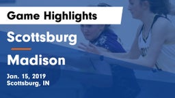 Scottsburg  vs Madison Game Highlights - Jan. 15, 2019