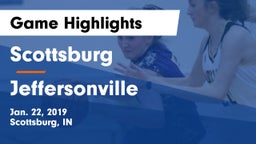 Scottsburg  vs Jeffersonville  Game Highlights - Jan. 22, 2019