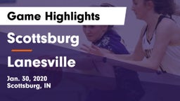 Scottsburg  vs Lanesville  Game Highlights - Jan. 30, 2020