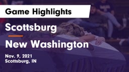 Scottsburg  vs New Washington  Game Highlights - Nov. 9, 2021